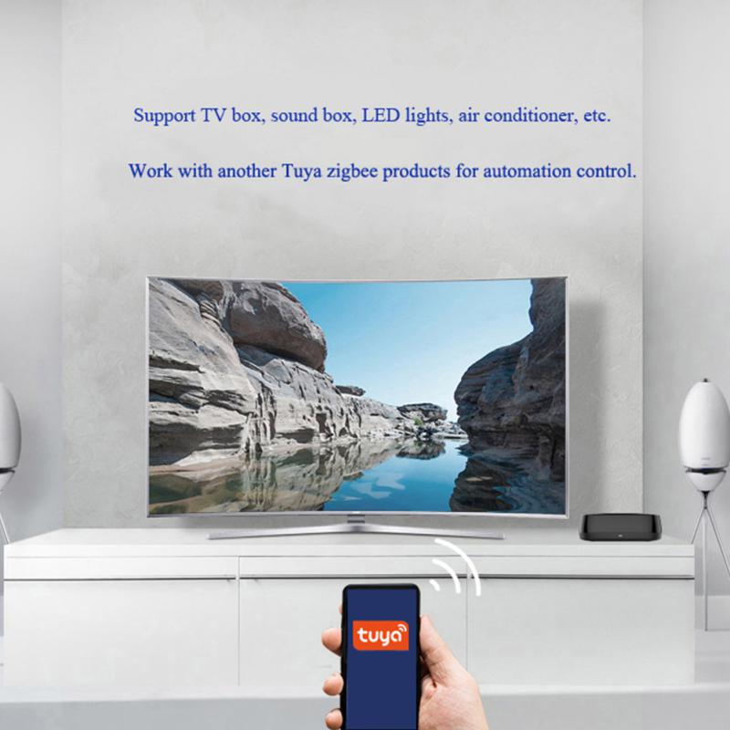 Tuya ZigBee IR Remote Control Universal Infrared Works With Smart Home Control for TV DVD AUD AC Voice Control Alexa Google Home