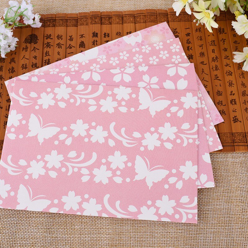 10 Stuks Per Verpakking Papier Enveloppen Wenskaart Roze Mooie Bloem Sakura Brief Envelop