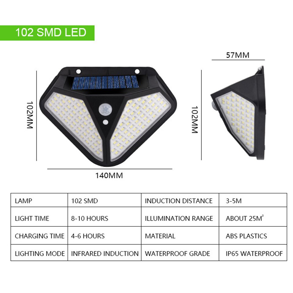 COB LED Solar Light Built in Battery Outdoor Wall Lamp Powered Sunlight Waterproof Motion Sensor Street Light Garden Decoration