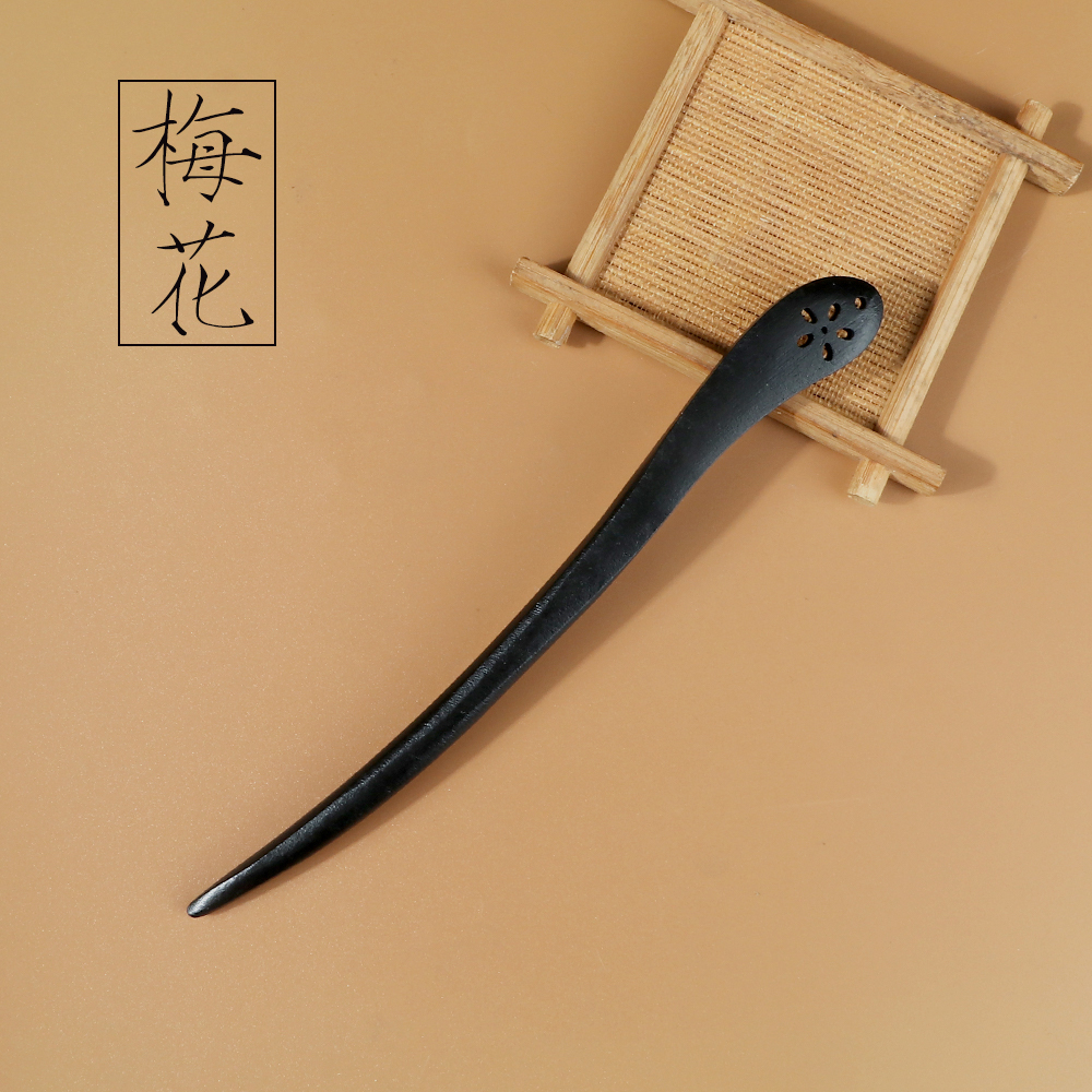 Horquilla de madera clásica y para mujer y niña, horquilla para el pelo sencilla china, palillos tradicionales, tenedor para el pelo, accesorios para la cabeza: Plata