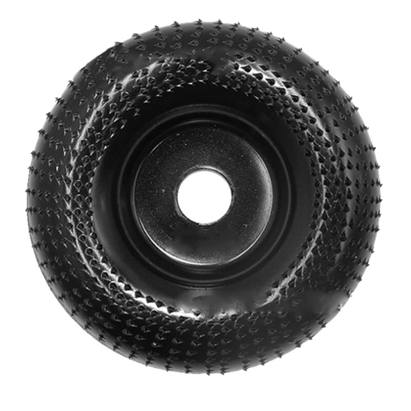 bois meule disque rotatif ponçage bois sculpture outil disque abrasif outils pour meuleuse d'angle 16mm alésage: 100mm black