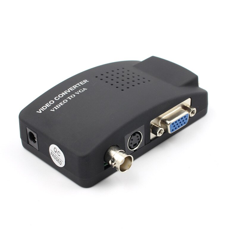 Hoge Resolutie Bnc Naar Vga Converter Video S-Video Adapter Kabel Crt/Lcd Monitor Digitale Switch Box Voor cctv Camera Dvd Dvr Pc