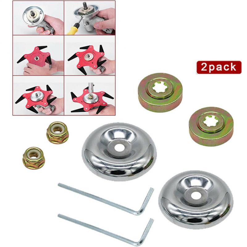8pcs Lawnmower-Blade Adapter Kit Blade Adapter Attachment Maintenance Kit For STIHL String Trimmers Brush Cutte Mower accessory
