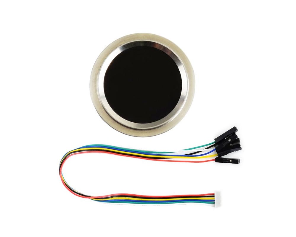 Round-shaped All-in-one UART Capacitive Fingerprint Sensor