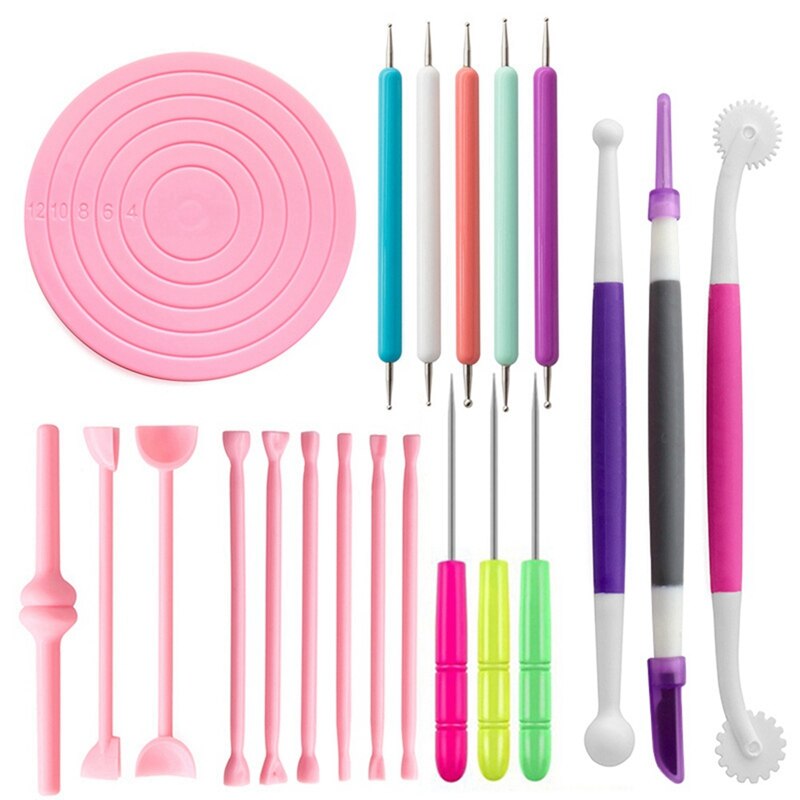 24 Pcs Cookie Decorating Kit Fondant Cake Decorating Tool Including