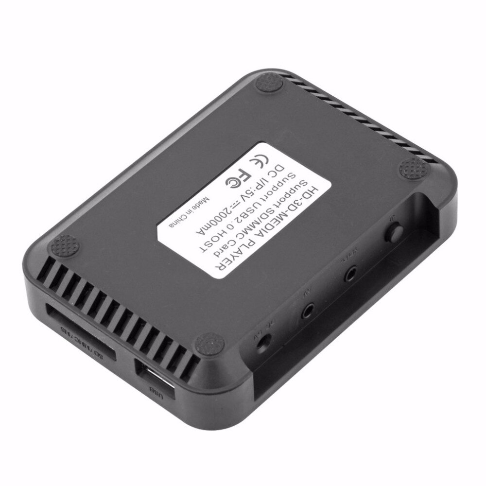 Kebidumei USB 2.0 1080 P HD SD/MMC TV RMVB Vídeos SD MMC MP3 com Controle Remoto IR 5 V 2A Multi TV USB HDMI Media Player caixa