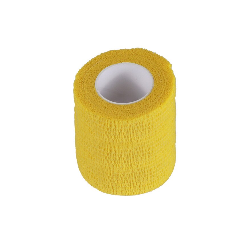 Sport Zelfklevend Tape Hansaplast Adhesive Wrap Samenhangend Bandages Ehbo Tape Huisdier Tape 5Cm * 4.5M: Yellow
