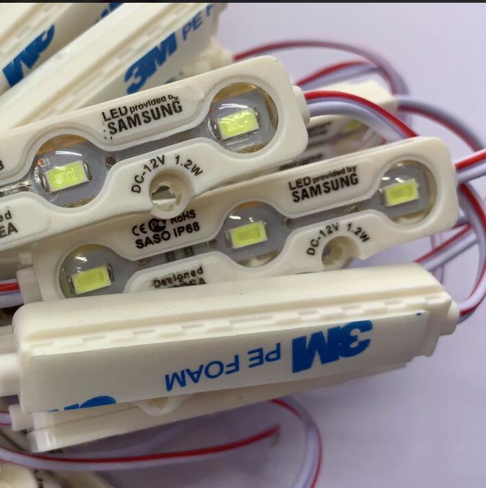 5630 Chip SMD 5730 3 LED Module Lighting 12V IP68 Waterproof White warm white Led Modules Ultra Bright Sign Strip Backlight