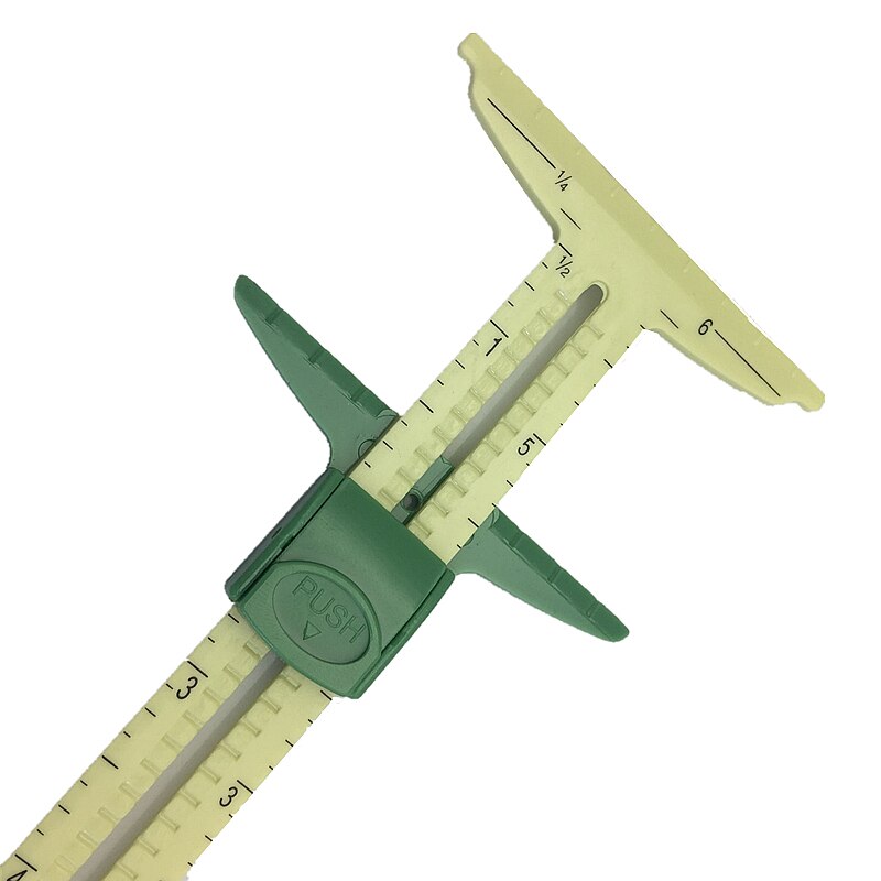 2Pcs Sewing Measuring Ruler Patchwork Tailor Ruler Tool Accessories Household Aluminum Plastic Sliding Gauge 5BB5940