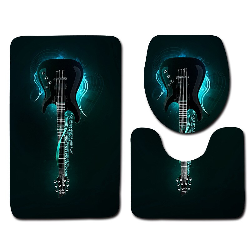 Badmat badmat toilet driedelige set: Jt0004