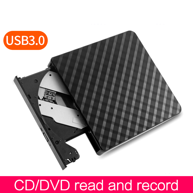 Lecteur optique externe Slim USB type-c RW pour CD, DVD, enregistreur, graveur pour ordinateur de bureau, portable, Mac: E