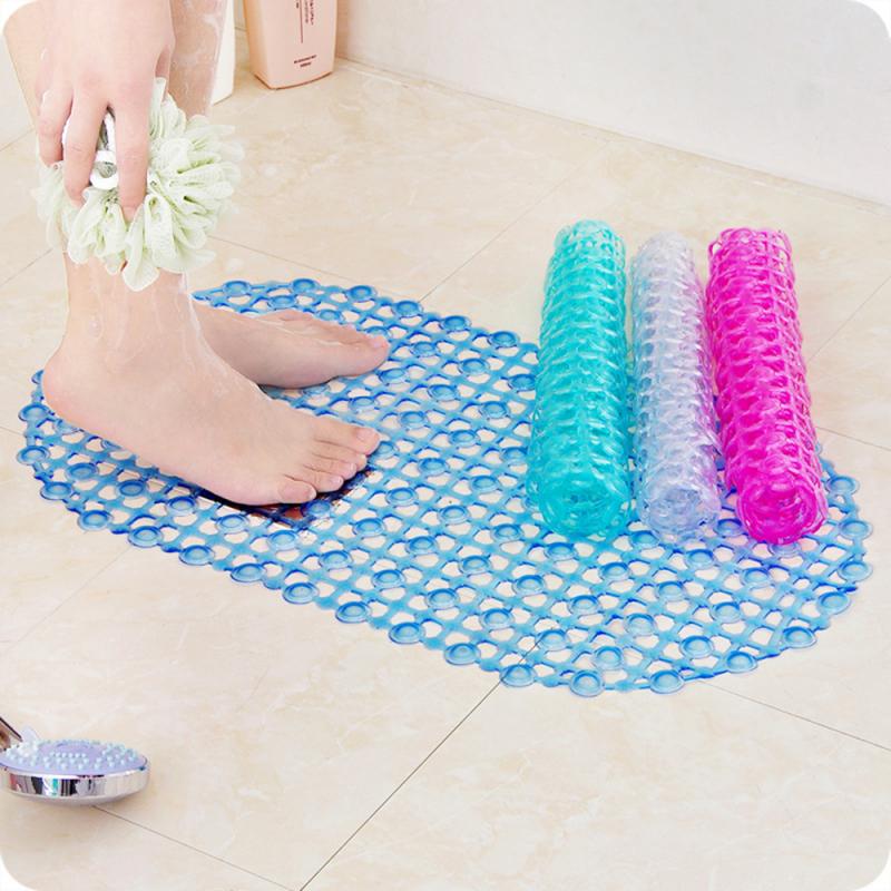 1Pcs Bathroom Mat Set Anti-Slip PVC Floor Mat Non Slip Soft Toilet Bathroom Rugs Practical Household Merchandises Bath Mats