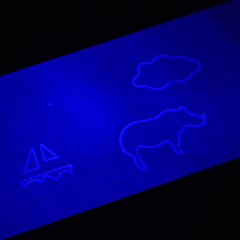 STONEGO lumineux magique marqueur Invisible led lampe UV stylo à bille Stonego message secret stylo magique