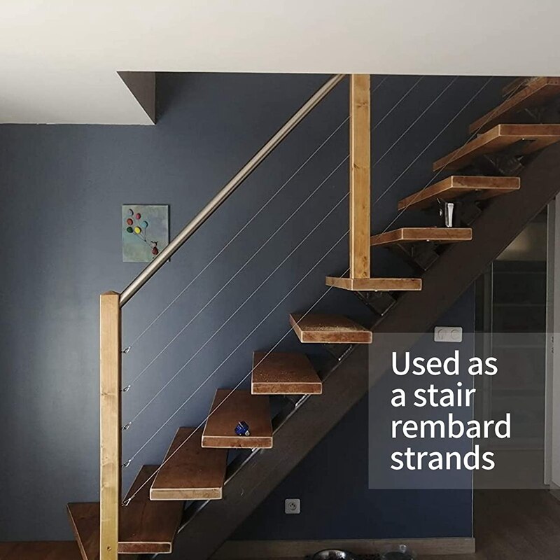 Wire Rope Climbing Aid Wire Rope 304 Stainless Steel Cable, 2Mm Turnbuckle M4 Hook Eye,Aluminum Sleeve, Rope Clip