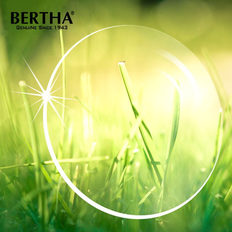 BERTHA 1.56 1.61 1.57 1.74 Index Clear Prescription Lens 2pcs