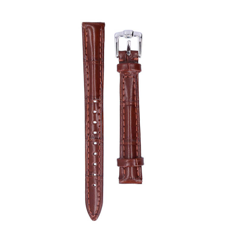 Mädchen uhr für freundlicher freundlicher Armbanduhr Gurt Stift Schnalle Uhr Band Ersatz unisex Uhr Gurt Zubehör Braun uhr freundlicher: 12mm Braun