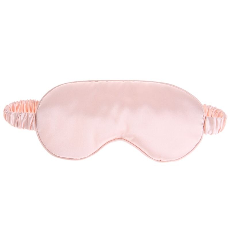 Eyeshade Eye Patch Faux Silk Sleeping Eye Mask Cover Eyepatch Blindfold Solid Portable M89F: A