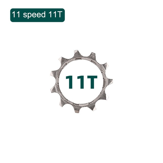SUNSHINE Cassette Bicycle Ratchet Cog 11 12 13T Sprocket 12 8 9 11 Speed Pinion Bike 10v Cogset Single Speed Freewheel Adapter: light green
