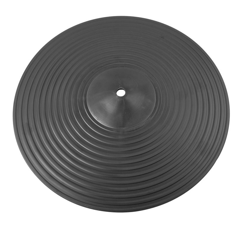 Øve bækkener tromlepads 12 "øve lydløs pc støjsvag pc-kollaps hi-hat bækkenpude
