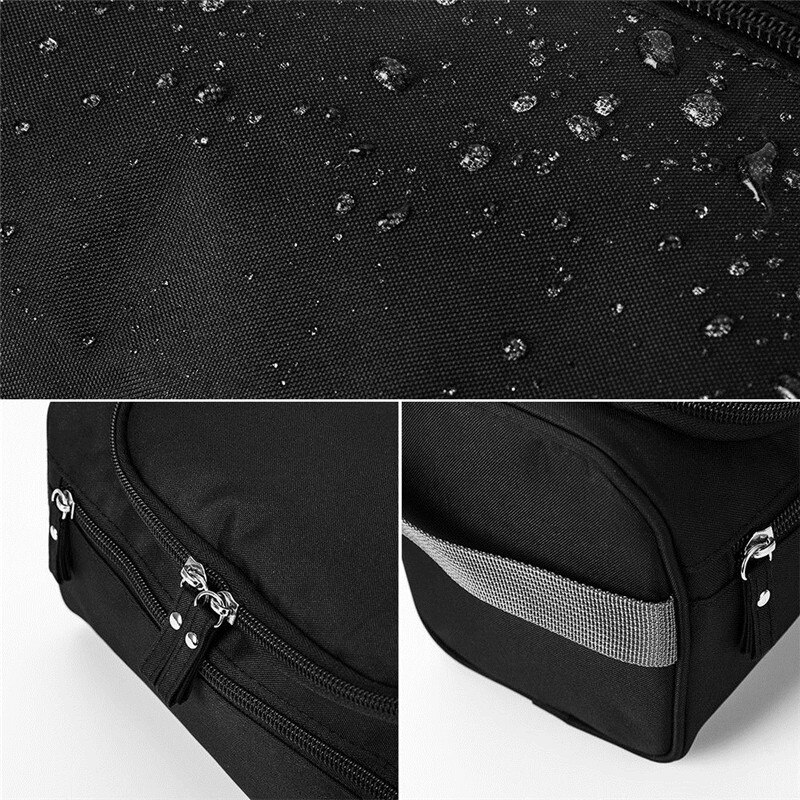 Travel Wash Bag Men Womens Toiletry Pouch Organizer Shaving Cosmetic Case Waterproof Storage Bag