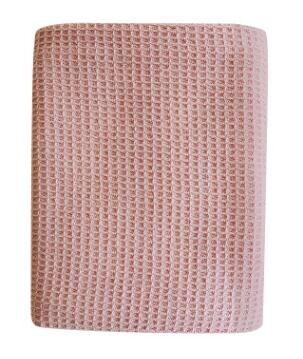 Mulit Color Waffle Grid Cotton Kitchen Napkin Teatowel Scouring Pad: Pink