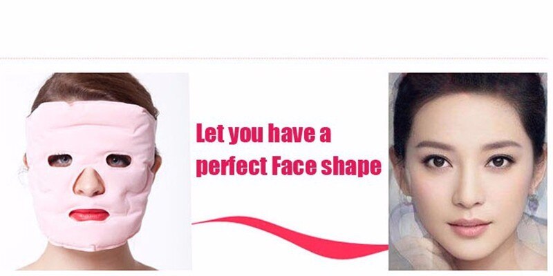 Gezichtsmasker toermalijnmasker gel magneet dun gezicht verwijderbaar zakje gezondheidsmagnetisch masker afslankend acupunctuur huidverzorgingsmasker