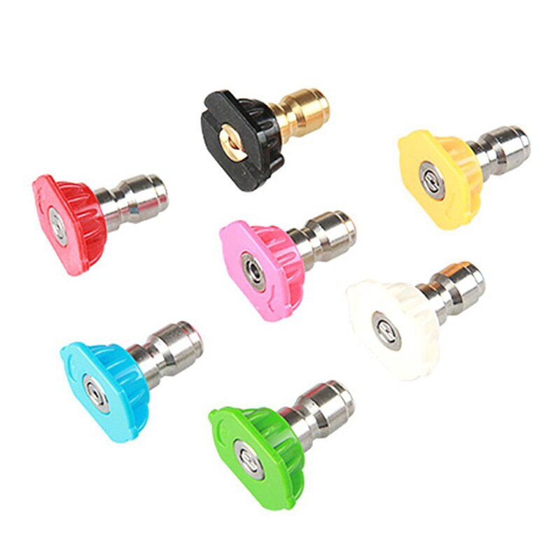 High Pressure Washer Accessories Kit, 7 Power Washer Spray Nozzle Tips,1/4 Inch 4500 Psi 7-Pack (2.5 Gpm)