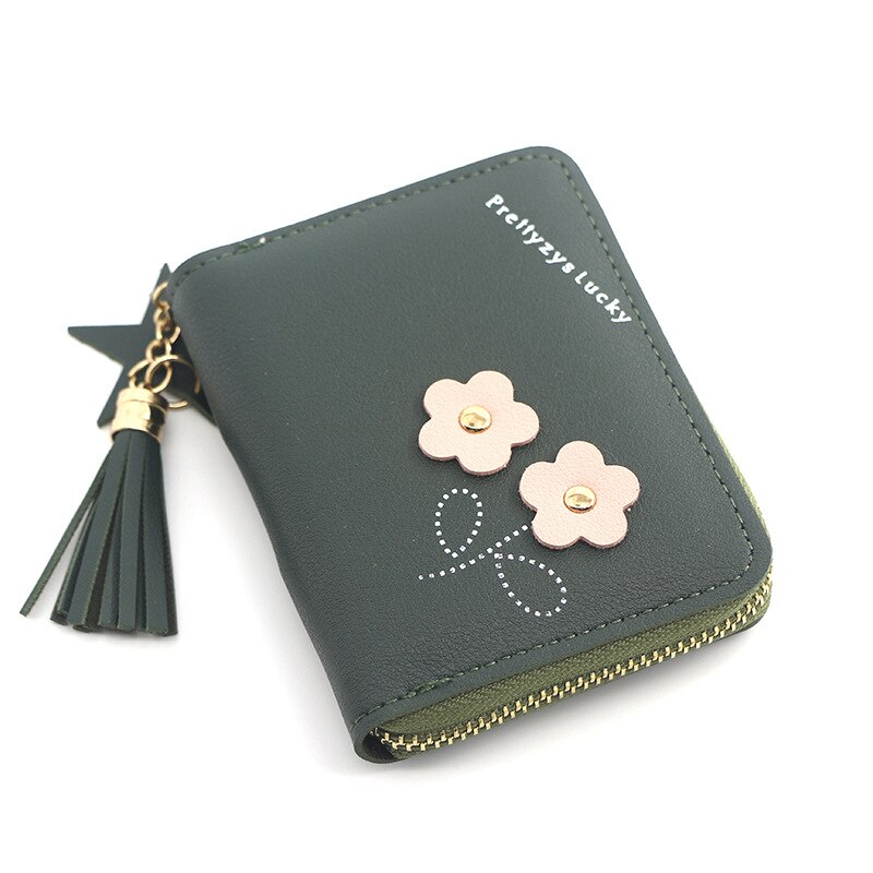 Einfarbig Kurze Kupplung Kleine Brieftaschen PU Leder Frauen Geldbörsen Damen Einfache Mini Karte Halfter Reise Brieftaschen Weibliche: F