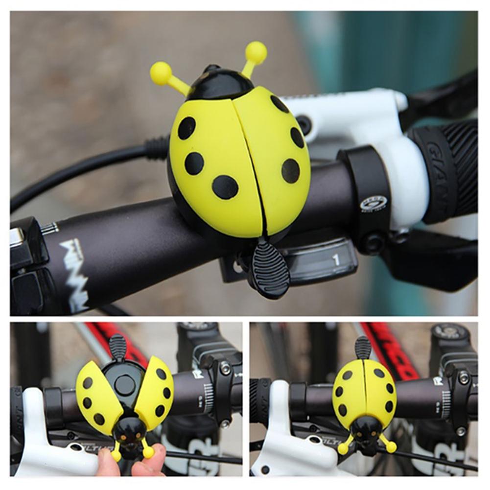 Grappige Fiets Fiets Bel Lieveheersbeestje Fietsen Bell Outdoor Fun & Sport Fiets Ring Camping Accessoires: Yellow