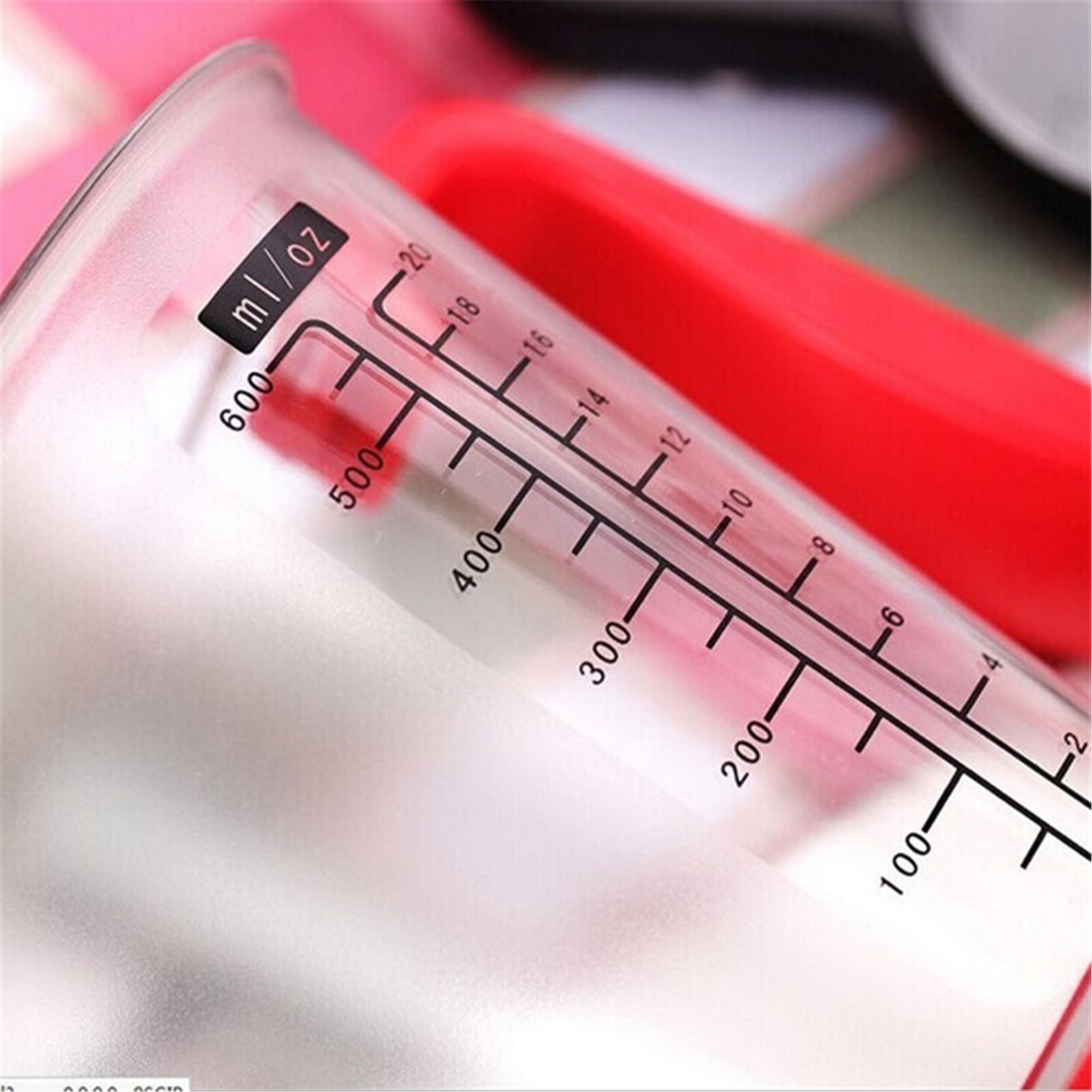 1Pcs 1000g Measuring Cup Kitchen Scales Digital Beaker Libra Electronic Tool Scale with LCD Display Temperature