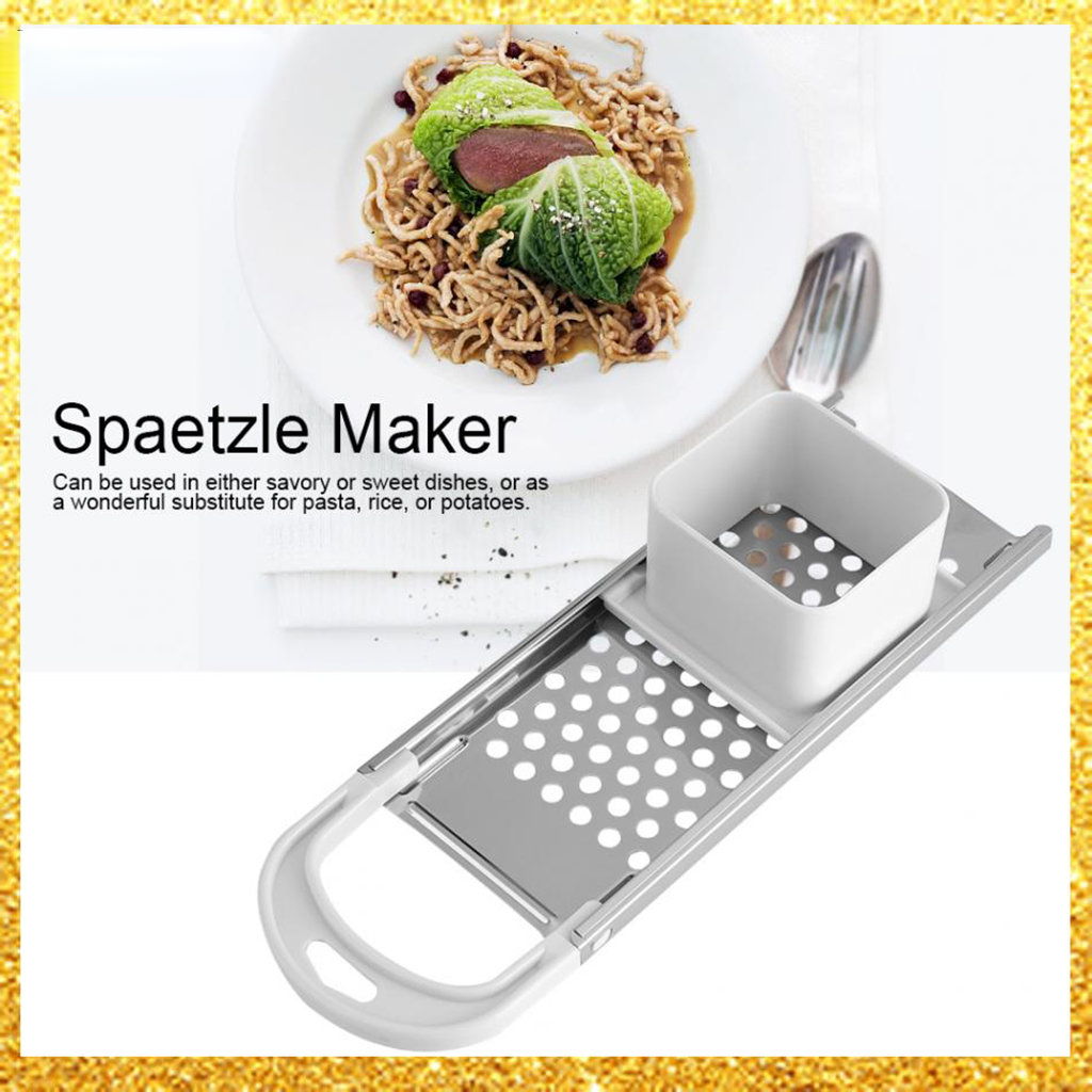 Spaetzle Maker Nokedli Szaggato Hungarian Dumplings Galuska Potato Slicer with Comfort Grip Handle Cooking Kitchen Accessories