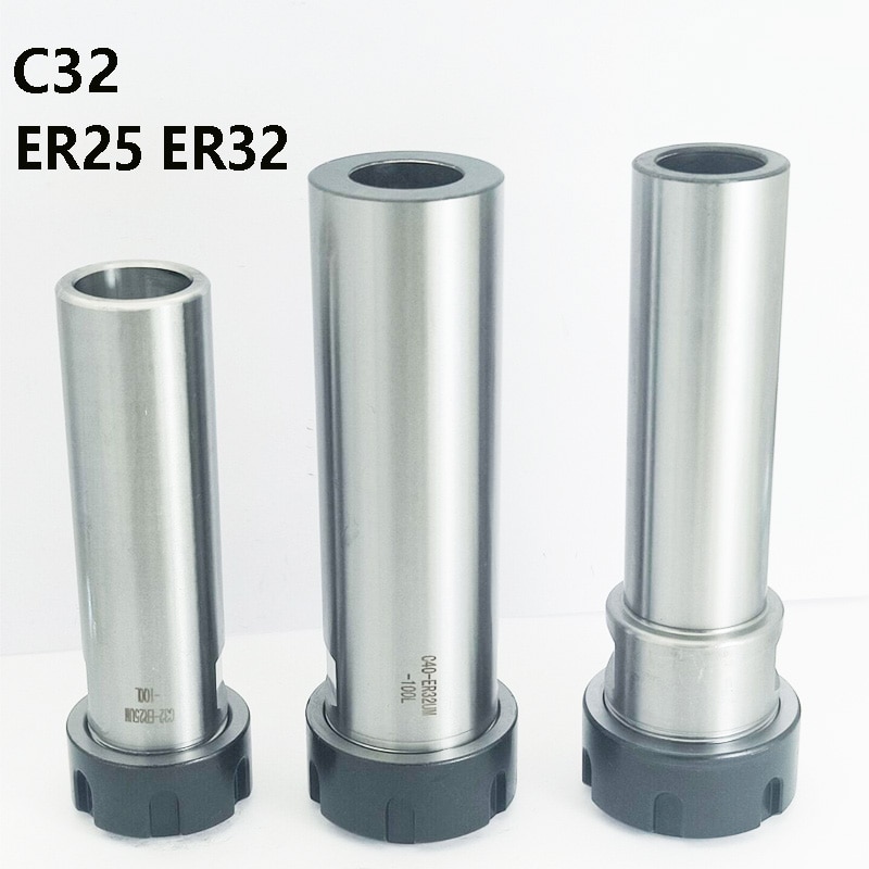 C32 C40 ER25 ER32 100L 150L 200L CNC langwerpige gereedschaphouder precisie chuck verlengstuk van graveermachine draaibank frezen tool