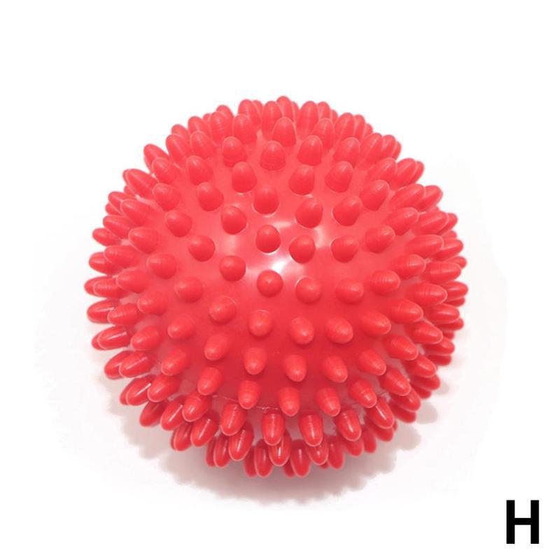 Fitness Fascia Massage Ball Relaxation Fitness Spine Hedgeh Ball Massage Relaxes Grip Ball Acupressure Ball For Leg Neck Ba Q8M7: Ivory