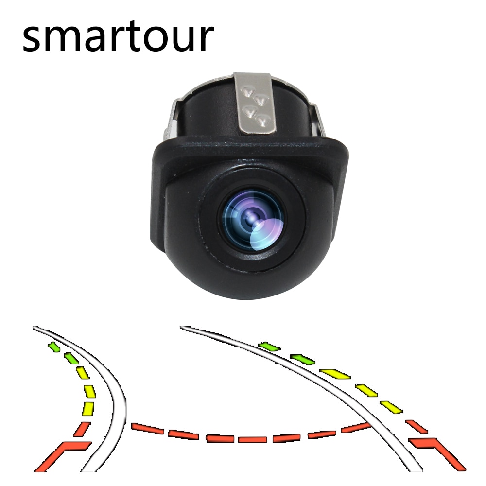 Smartour Auto Reversing Parking Camera Intelligent Dynamic Trajectory Tracks Rear View Camera HD CCD Reverse Backup Assistance