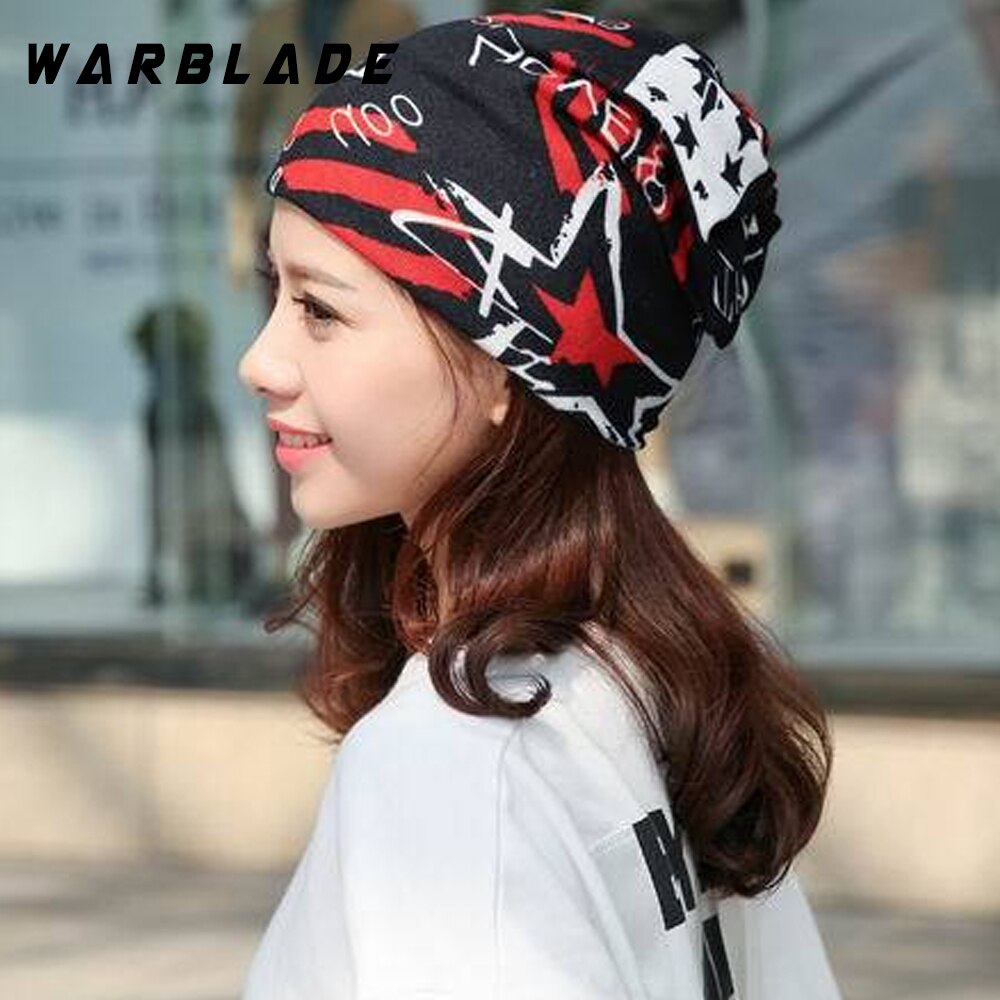 Hoofddeksels Vrouwen Hoeden Vrouwelijke Winter Caps Ster Hoeden Dames Lente En Herfst Hip Skullies Mutsen motorkap: black red