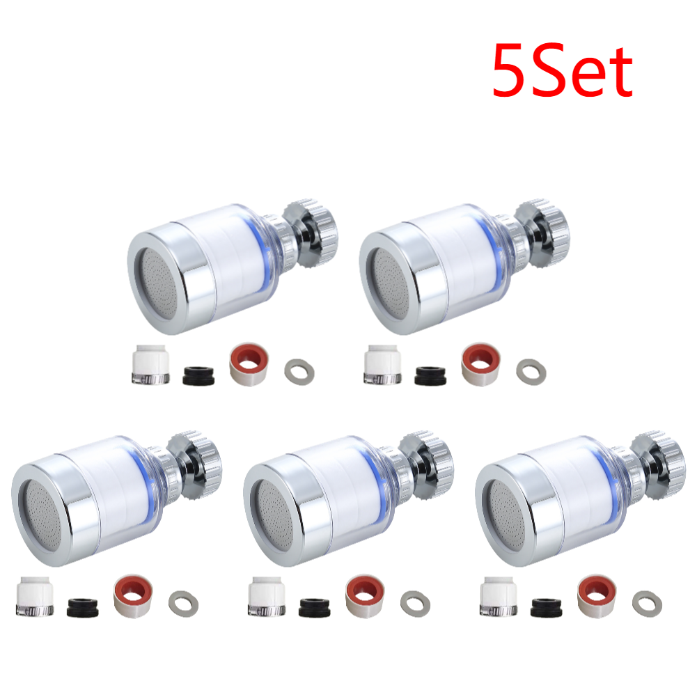 2–40 Stück Wasserhahn-Wasser-Reinigungsfilter, Luftreiniger, 360 Grad drehbare Spritzfilter, Wasserhahn-Adapter, wassersparend, für sterben Haushaltsküche: Marine Blau