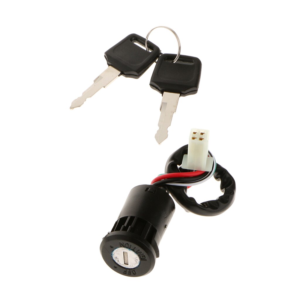 4 Wire Ignition Key Barrel Switch 50 110cc 125cc 150cc Quad