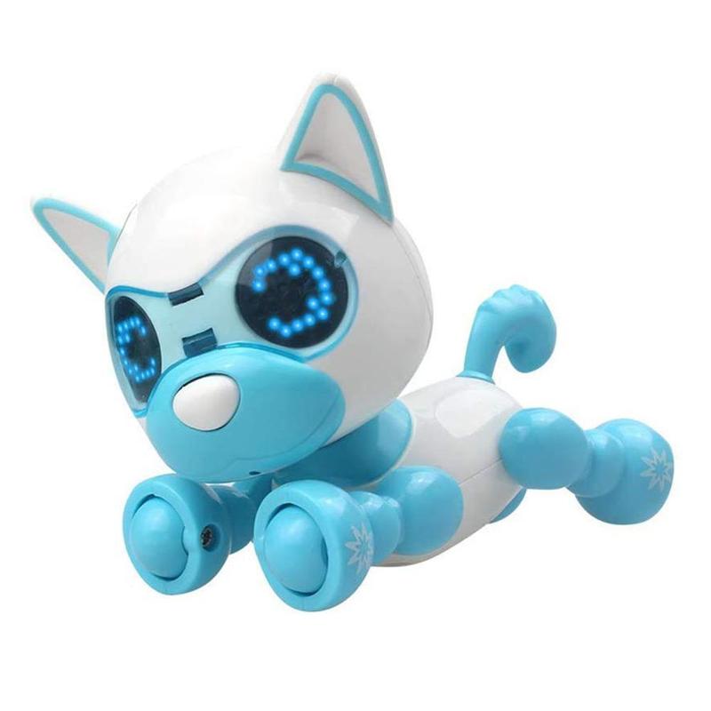 Intelligent Puzzle Pet Dog Child Robot Dog Pet Toy LED Eyes Sound Puppy Record Educational Toy Birthday for Baby