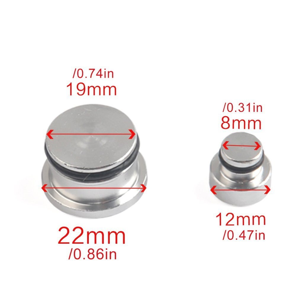 Aluminum Auto Intake Manifold Swirl Flap Blind Plug Kit Plugs For Opel For Saab For Fiat For Alfa Romeo 1.9 Z19DTH