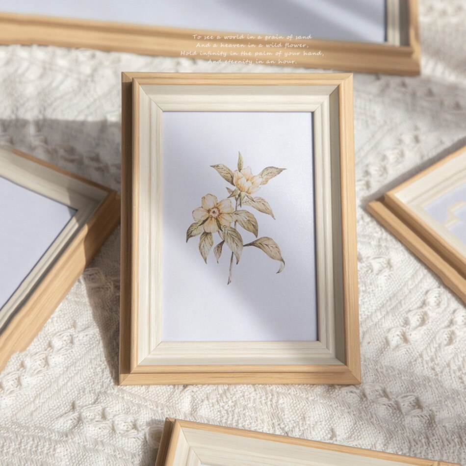 Lovely Photo Frame For Bedroom Memory Picture/Painting/Certificate/Handcraft Display,Table Frame Picture For Wedding Decorative: A / Photo size 5 inch