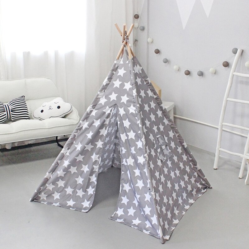 Speelhuis Indoor Teepee Tent Building Interactieve Vergadering Tent Voor Meisjes Outdoor Yard Garden Play Supply A2UB
