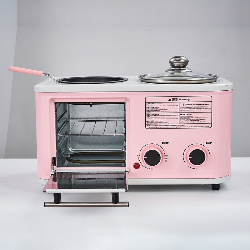 Household Oven Bread Toaster Electric Breakfast Machine Multifunctional Three-in-one Breakfast Making Egg Oven Machine