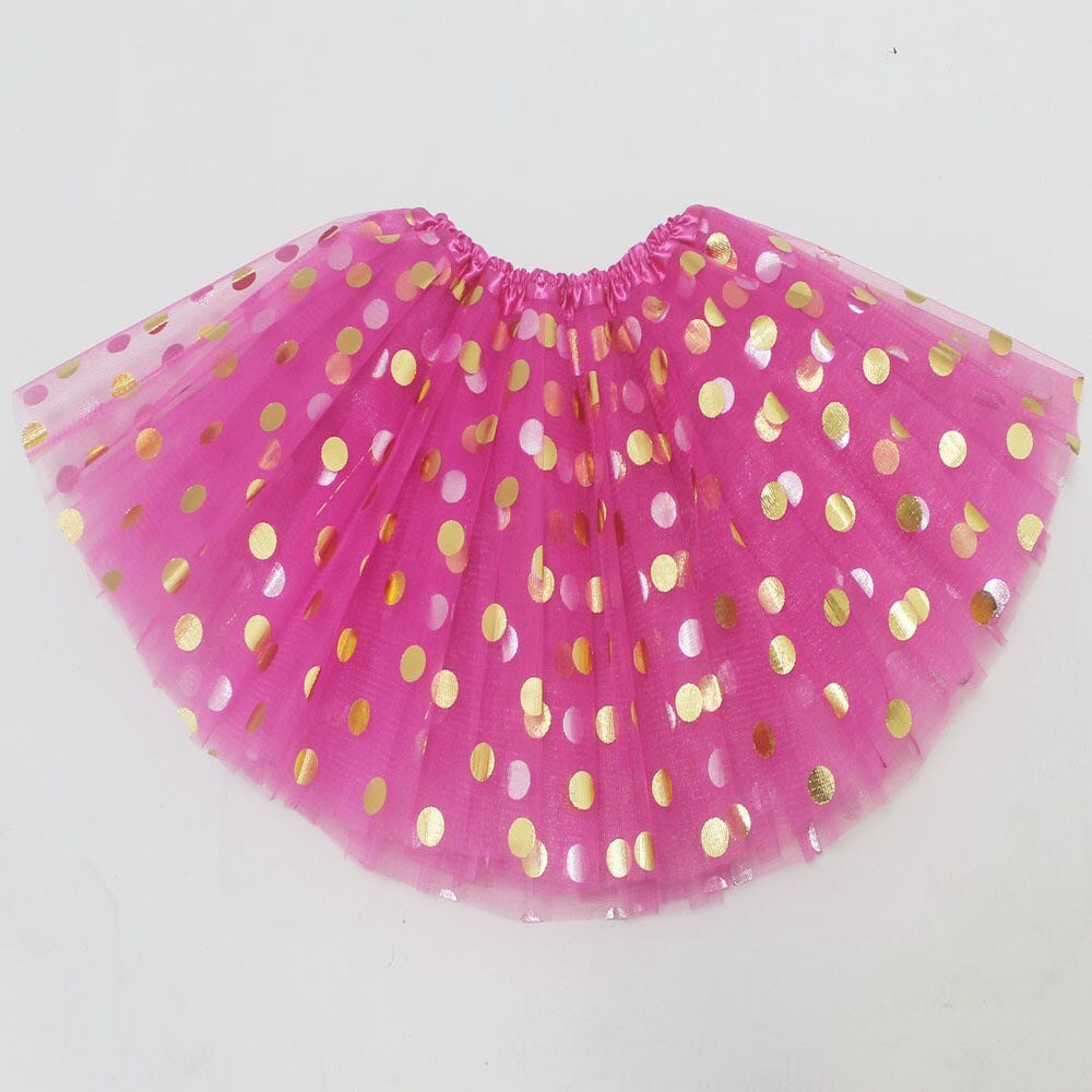 Jupe tutu noire à pois et paillettes pour fille, 10 couleurs 8 pour bébé fille de 1 , 2 3 4 , 5 6 7 ans, vêtements pour enfants: Rouge / 3-8t