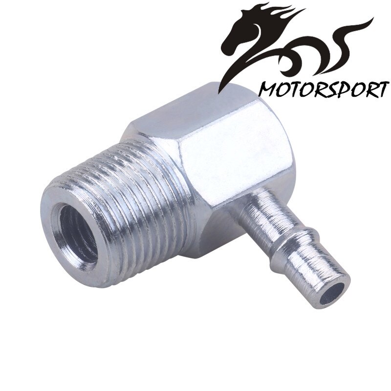 Kwaliteitsgarantie Aluminium Inlaatspruitstuk Vacuüm Fitting 90 Graden 3/8 "Npt 1/4" Tepel Staal