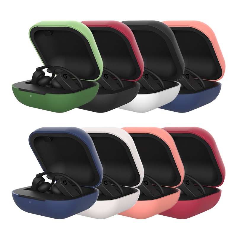 Waterproof Portable Headphone Cover Protective Case For Beats Powerbeats Pro Headset Silicone Cases Wireless Headset Accessories