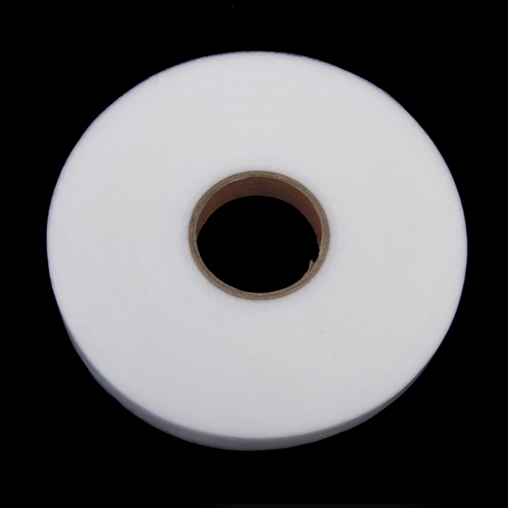 Phenovo PA Melt Adhesive Web 1.5cm x 100M Sewing Sew Fabric Strong Hemming Glue Wonderweb Tape One Roll White
