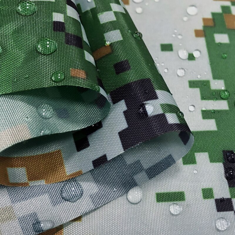 Størrelse 1*1.5 meter bredde camouflage oxford stof trykt sølv eller pu vandtæt klud udendørs telte, bilovertræk stof solskærm