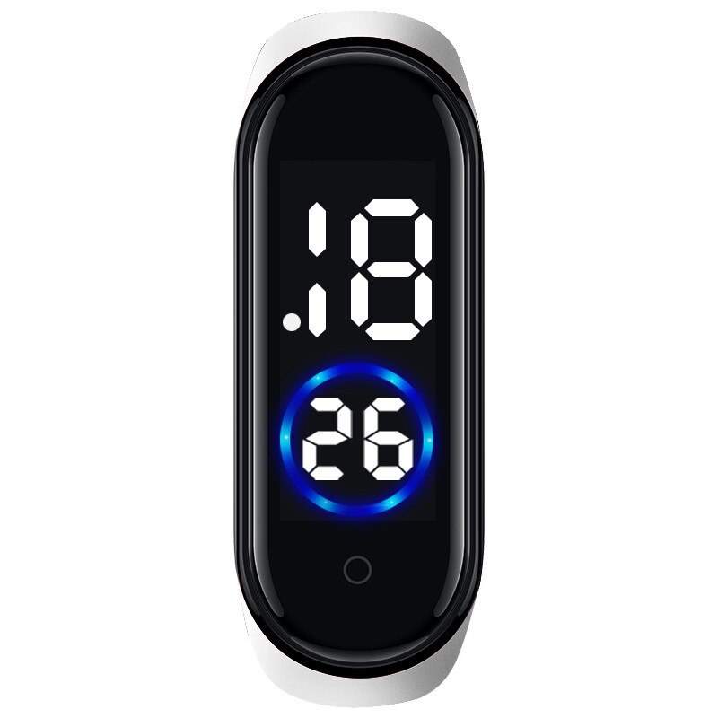 Mannen Vrouwen Sport Led Digitale Horloge Hand Ring Horloge Led Sport Mode Elektronische Horloge Siliconen Eectronic horloge