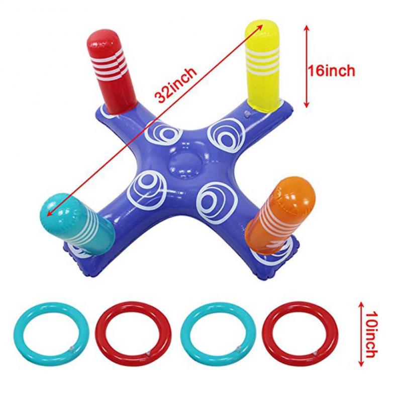 Kinderen Volwassenen Outdoor Zwembad Beach Fun Speelgoed Plastic Hoepel Ring Toss Zwembad Strand Gooien Spel Speelgoed Set Cadeaus Voor kids Spel