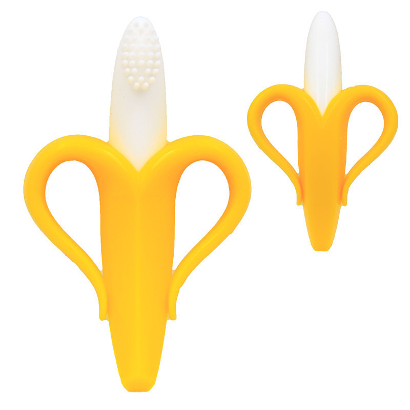 Anneau de dentition en Silicone sans BPA pour bébés, jouets, brosse à dents, soins dentaires, perles d'allaitement, pour enfants